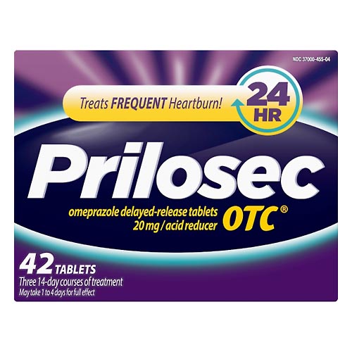 Image for Prilosec Otc Acid Reducer, 20 mg, Tablets,42ea from Hospital Pharmacy West