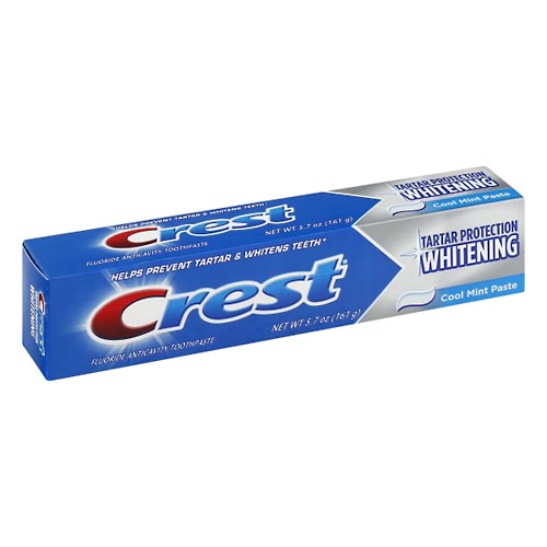 Image for Crest Toothpaste, Fluoride Anticavity, Tartar Protection, Whitening, Cool Mint,5.7oz from Hospital Pharmacy West
