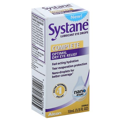 Image for Systane Eye Drops, Complete, Lubricant,10ml from Hospital Pharmacy West