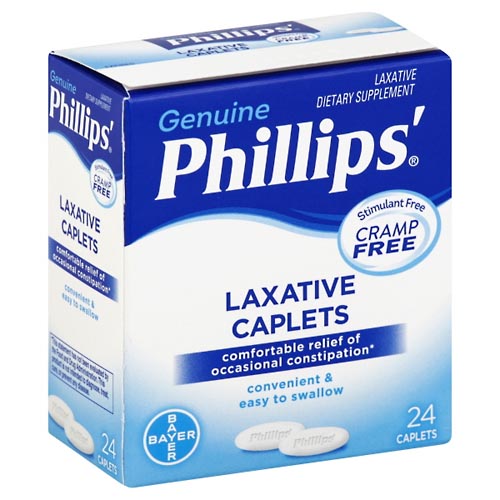 Image for Phillips Laxative, Caplets,24ea from Hospital Pharmacy West