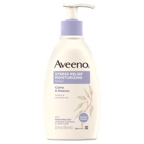 Image for Aveeno Lotion, Moisturizing, Stress Relief, Lavender Scented,12oz from Hospital Pharmacy West
